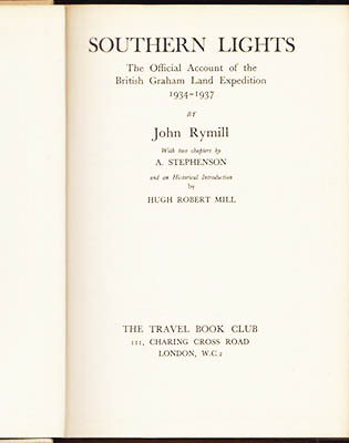 John Rymill : Southern lights