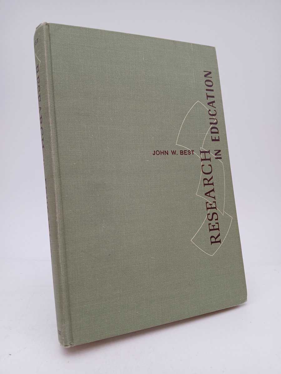 John W. Best : Research in education