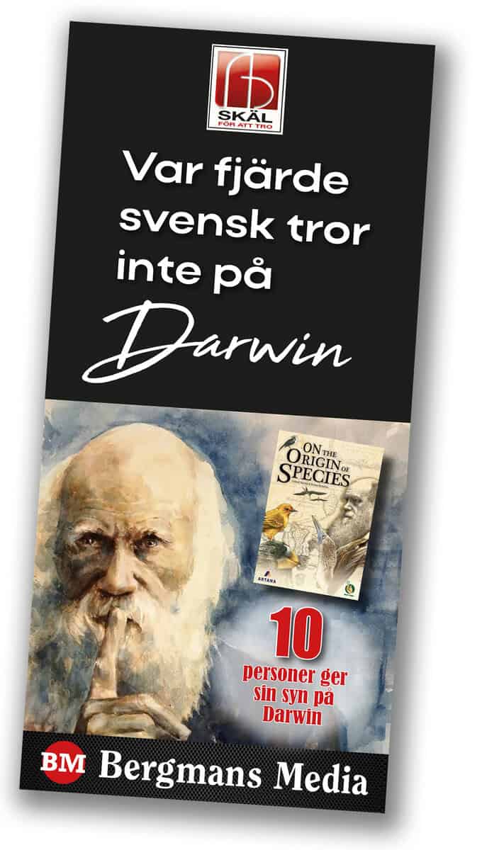 Johnny Bergman : Var fjärde svensk tror inte på Darwin