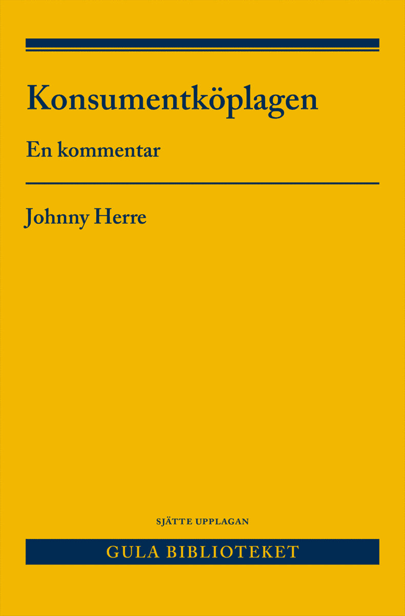Johnny Herre : Konsumentköplagen