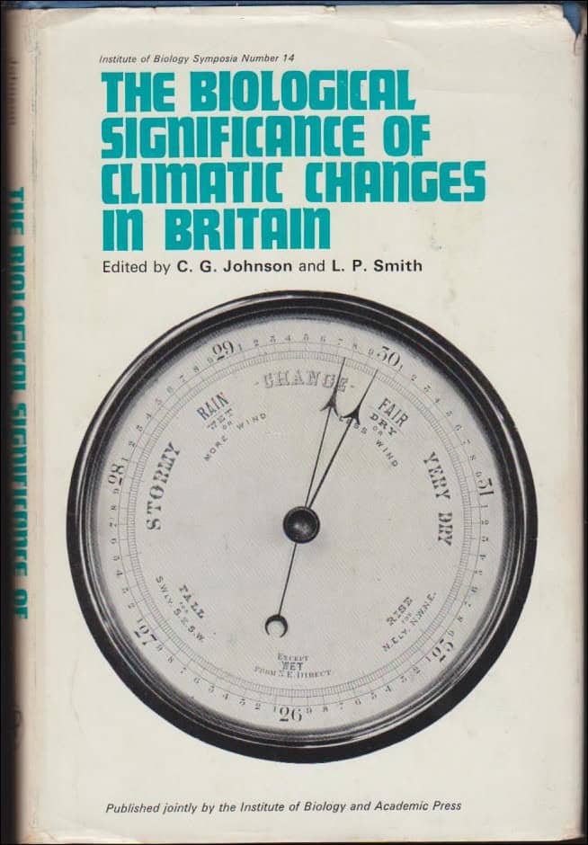 Johnson, C. G. ; Smith, L. P. : The Biological Significance of Climatic Changes in Britain