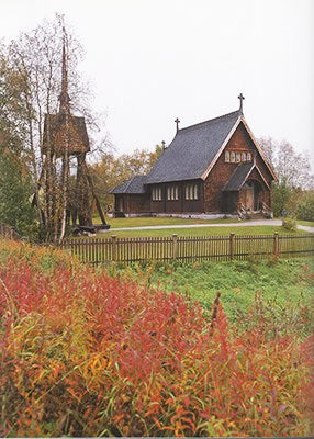 Jonsson, Sune (1930-2009) ; Åman, Anders (1935-2008) ; Järnfeldt-Carlsson, Marta : Träkyrkor i Sverige