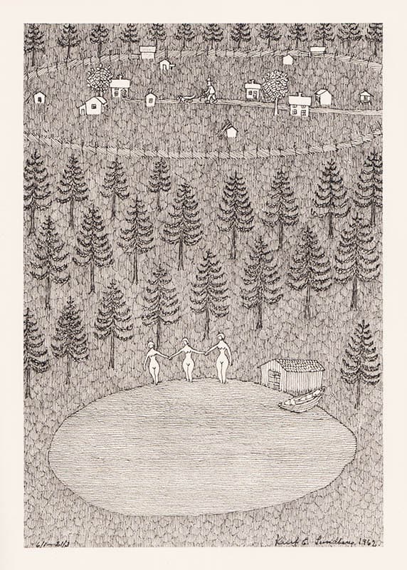 Jonsson, Sune (1930-2009) ; Sundberg, Kurt (1919-2008) : Torpet Åsen på Brännsjöskogen. Text