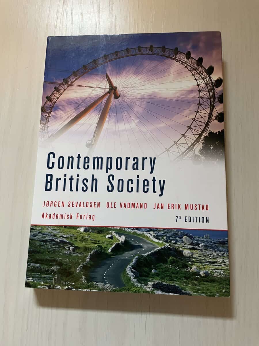 Jörgen Sevaldsen : Contemporary British Society