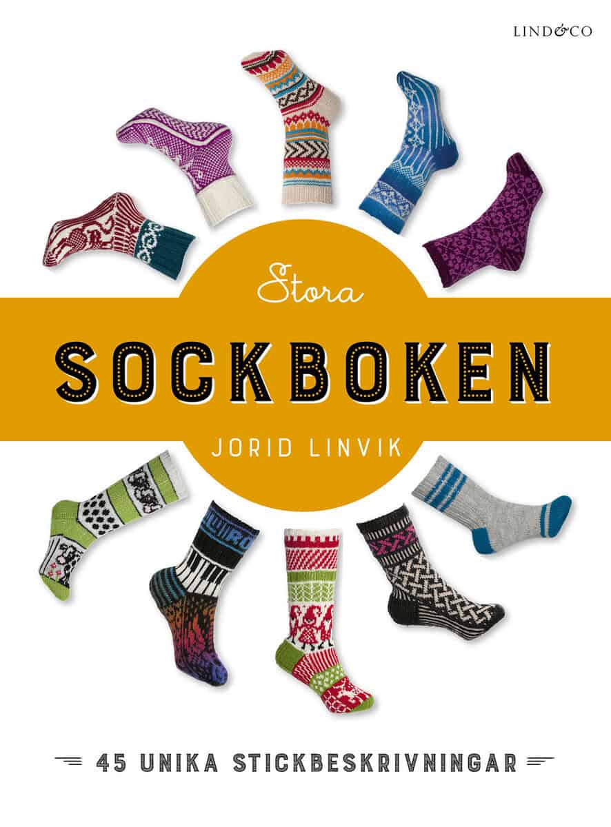 Jorid Linvik : Stora sockboken : 45 unika stickbeskrivningar