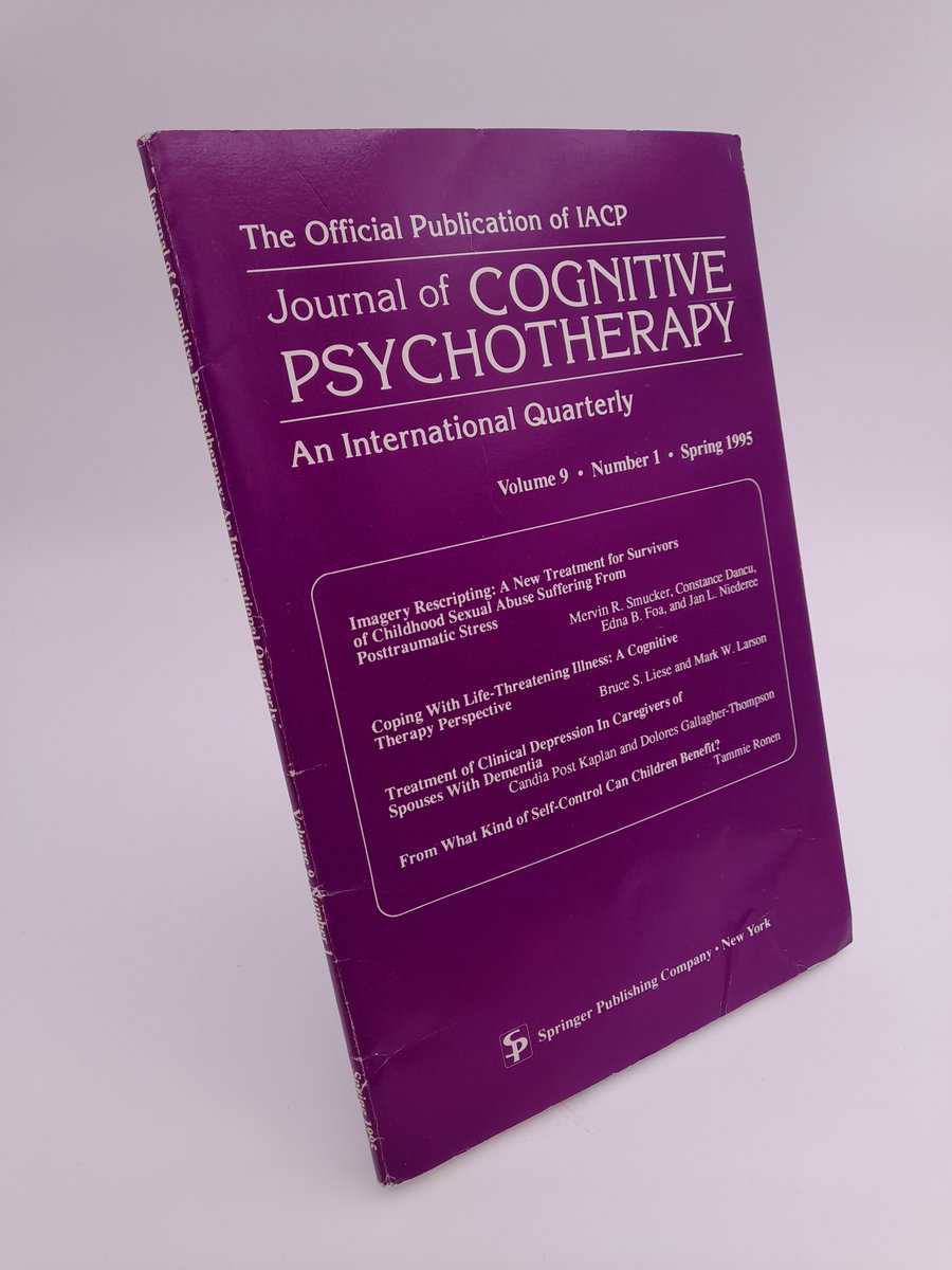 Journal of cognitive psychotherapy : 1995/1