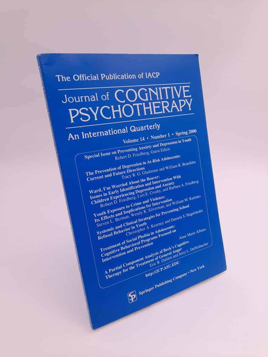 Journal of cognitive psychotherapy : 2000/1