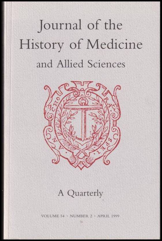 Journal of the History of Medicine and Allied Sciences : 1999 / 2