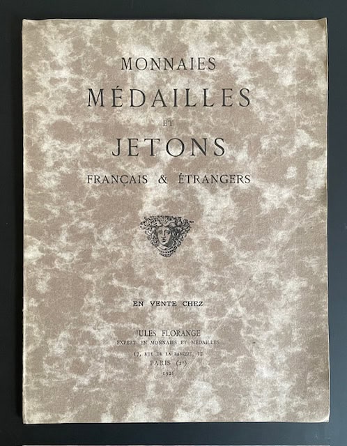 Jules. Flornage : Monnaies médailles et jetons français et etrangers en vente chez Jules Florange