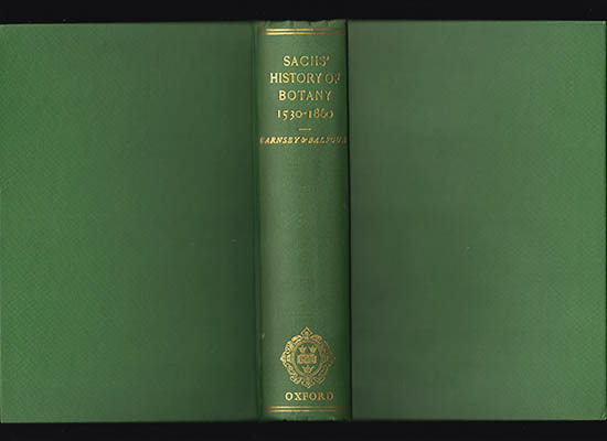 Julius von Sachs : History of Botany (1530-1860)