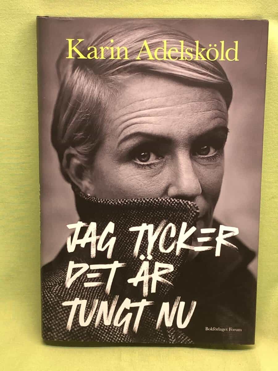 Karin Adelsköld : Jag tycker det är tungt nu