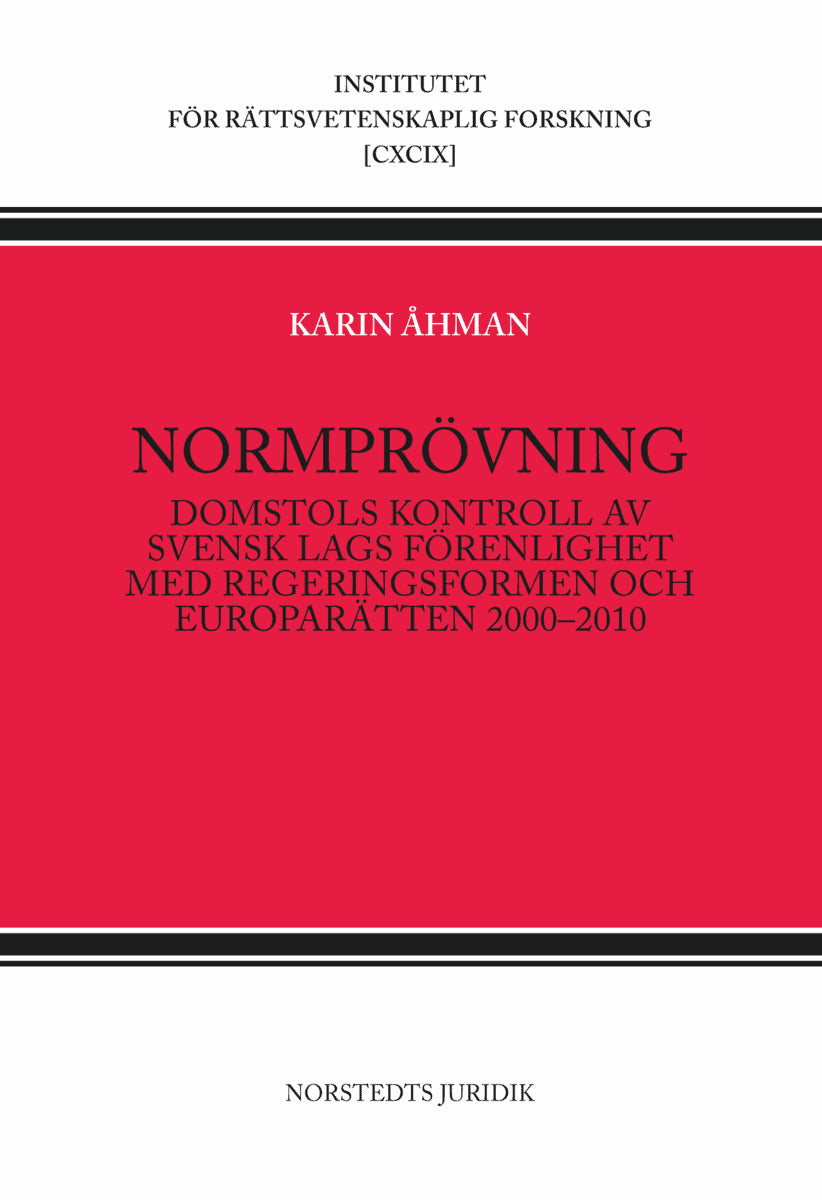 Karin Åhman : Normprövning