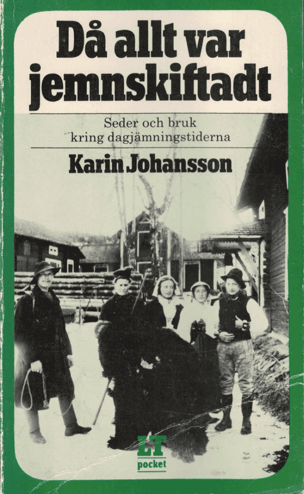 Karin Johansson : Då allt var jemnskiftadt