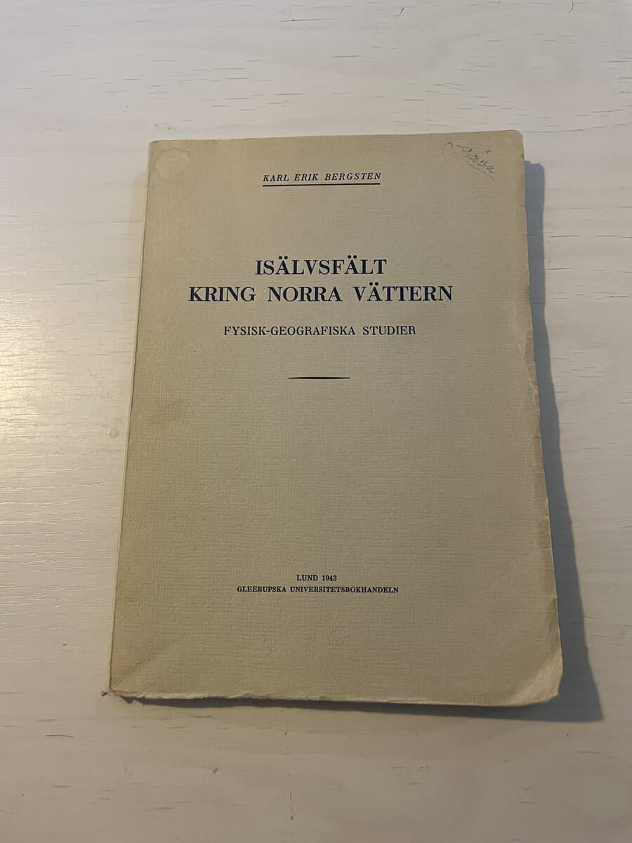 Karl-Erik Bergsten : Isälvsfält kring norra Vättern