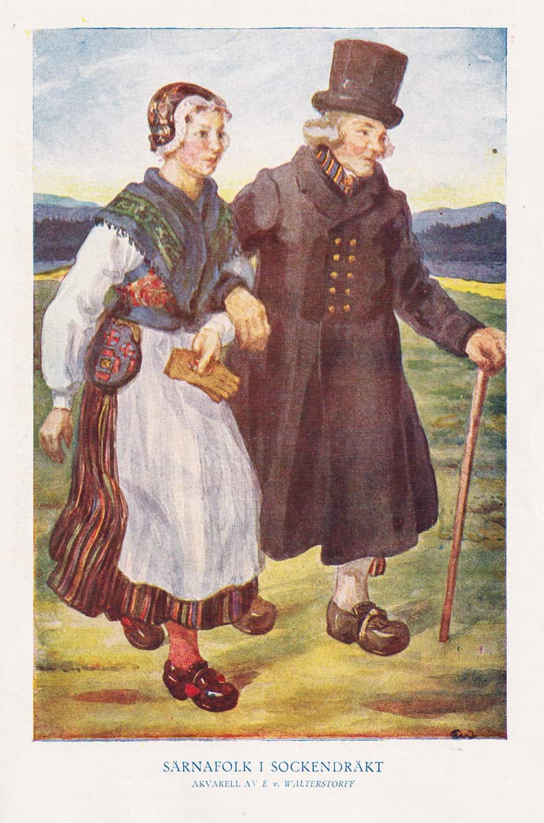 Karl-Erik Forsslund : Med Dalälven från källorna till havet. Del I. Öster-Dalälven. Bok I. Storån (Idre-Särna). Med 108 bilder i täxten, 1 karta och 1 dräktbild samt 31 uppteckningar av låtar