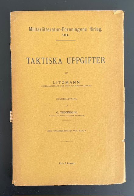 Karl. Litzmann : Taktiska uppgifter.