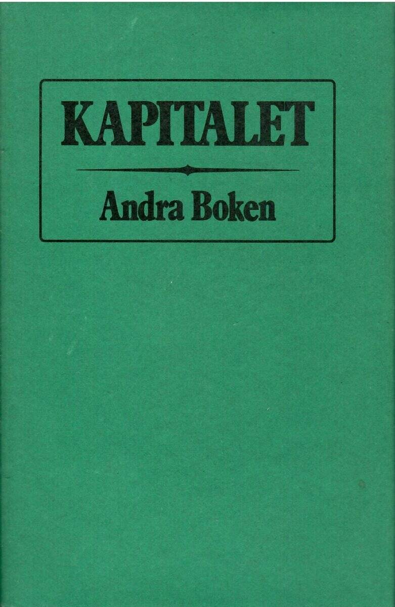 Karl Marx : Kapitalet