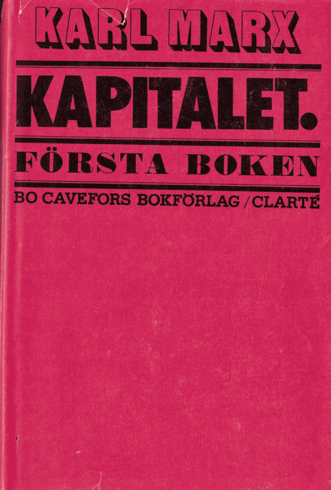 Karl Marx : Kapitalet