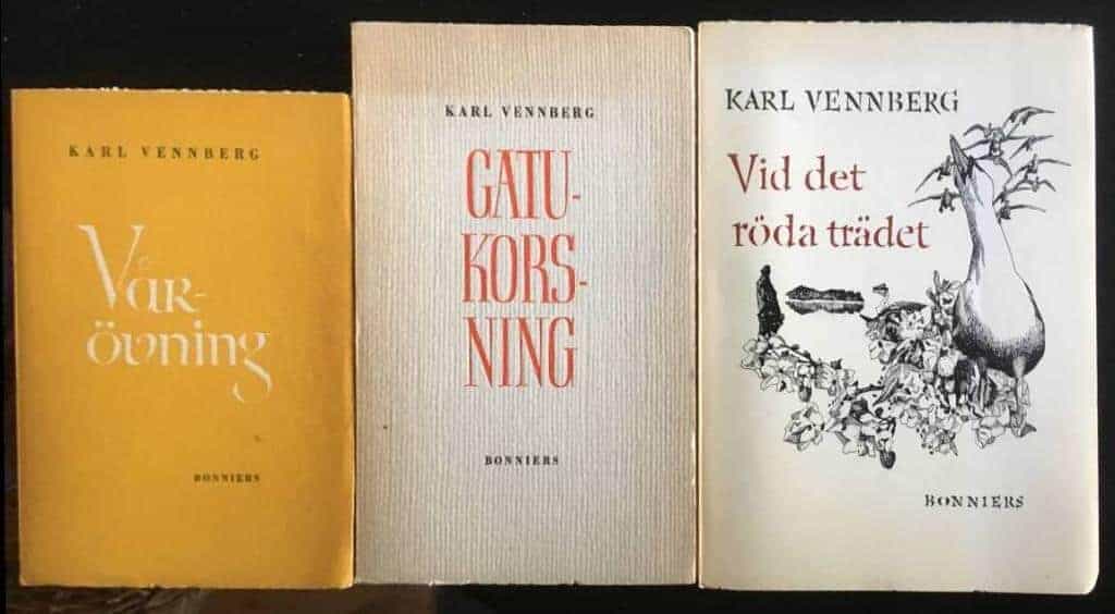 Karl Vennberg : 3 böcker
