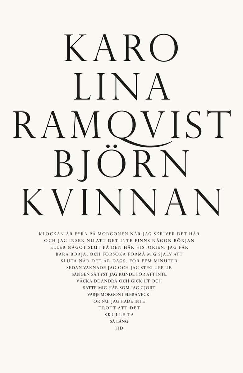 Karolina Ramqvist : Björnkvinnan