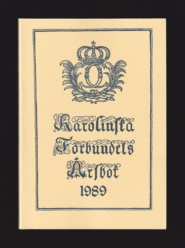 Karolinska Förbundets Årsbok 1989
