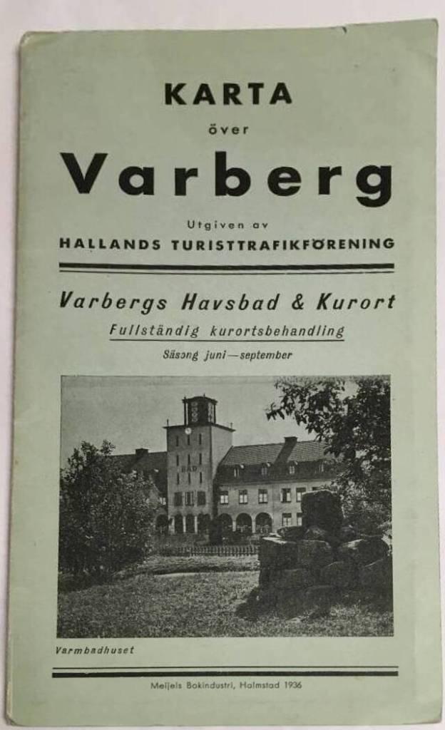 Karta över Varberg
