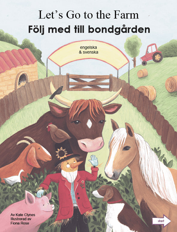 Kate Clynes : Följ med till bondgården (engelska och svenska)