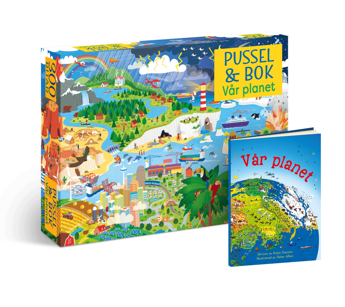 Katie Daynes : Pussel & bok: Vår planet