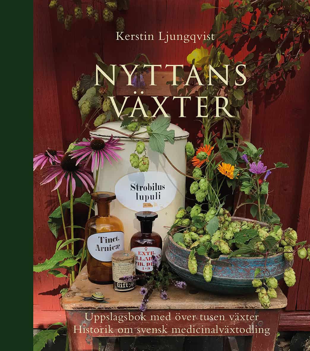 Kerstin Ljungqvist : Nyttans växter : uppslagsbok med över tusen växter : historik om svensk medicinalväxtodling