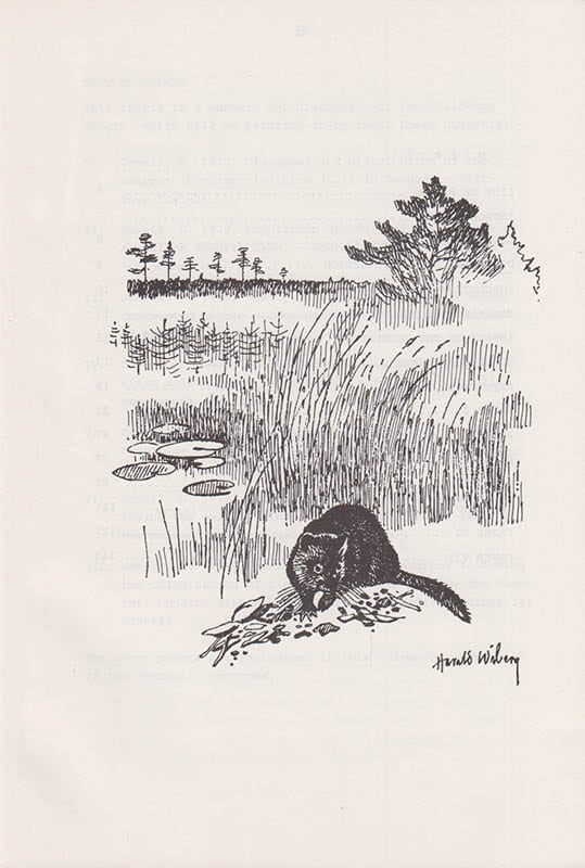 Kjell Danell : Ecology of the muskrat in Northern Sweden