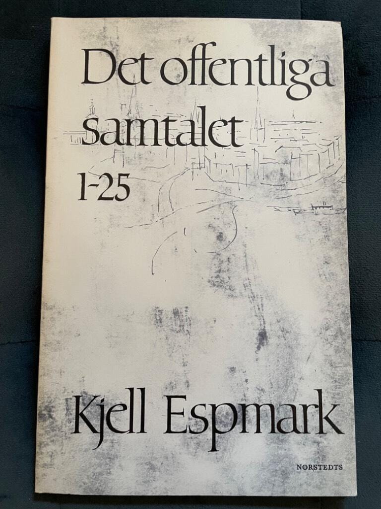 Kjell Espmark : Det offentliga samtalet 1-25
