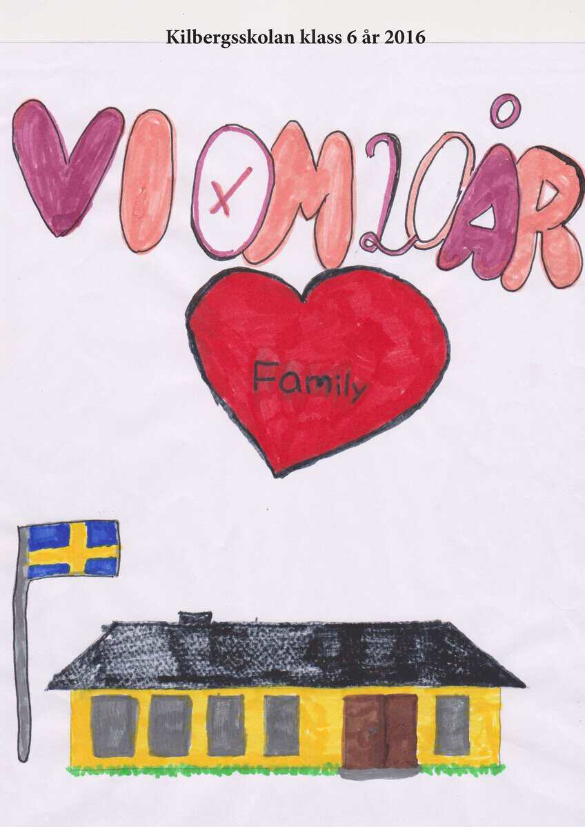 klass 6, 2016, Kilbergsskolans elever : Vi om 20 år
