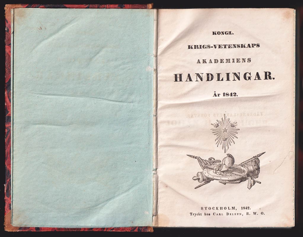 Kongl. Krigs Vetenskaps Akademiens Handlingar År 1842