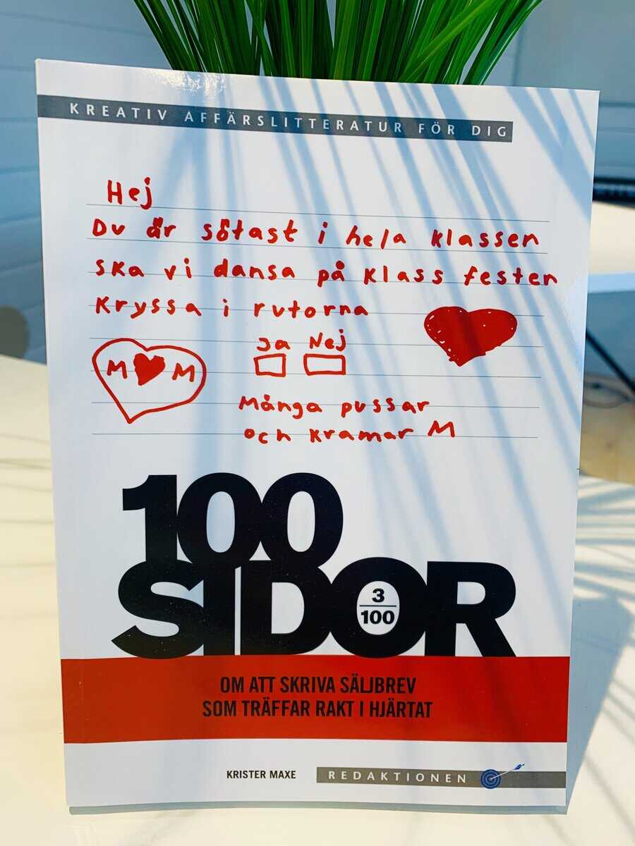 Krister Maxe : 100 sidor om att skriva säljbrev som träffar rakt i hjärtat