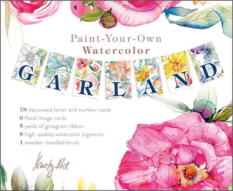 Kristy Rice : Paint-Your-Own Watercolor Garland