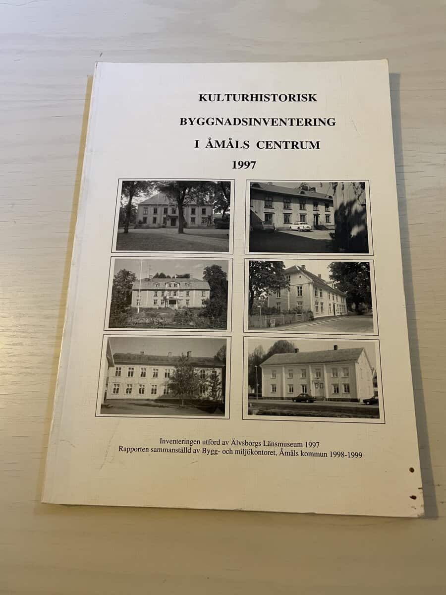 Kulturhistorisk byggnadsinventering i Åmåls centrum 1997