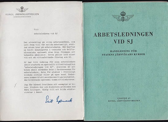 Kungl. Järnvägsstyrelsen : Arbetsledningen vid SJ