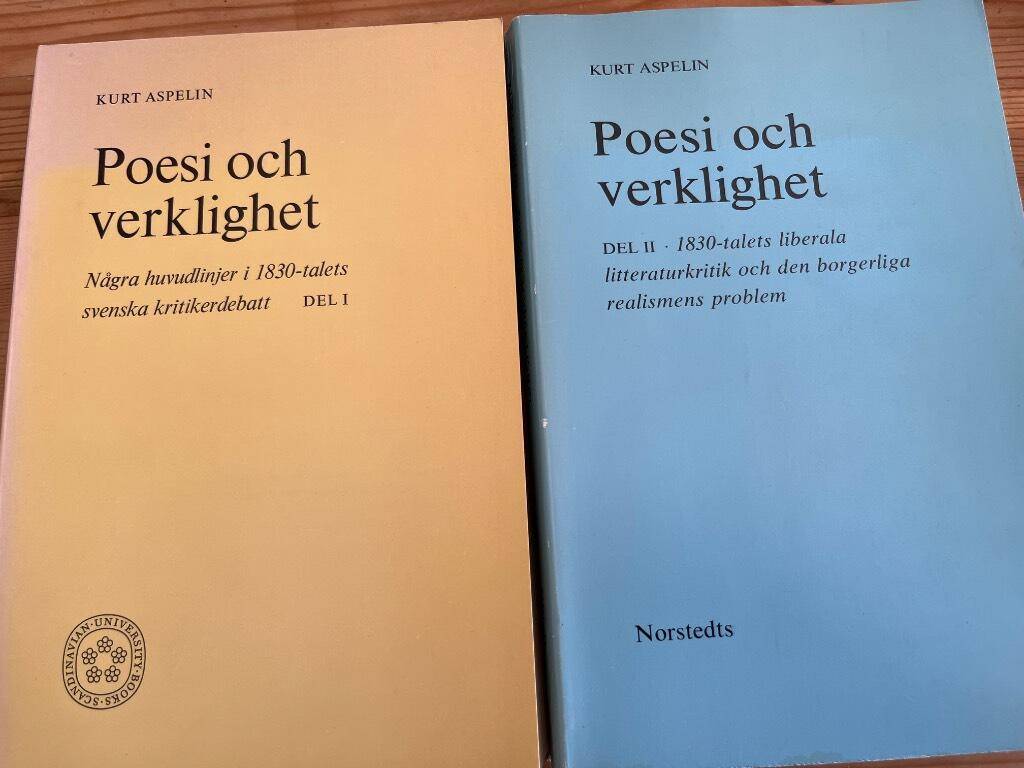 Kurt Aspelin : Poesi och verklighet 1-2