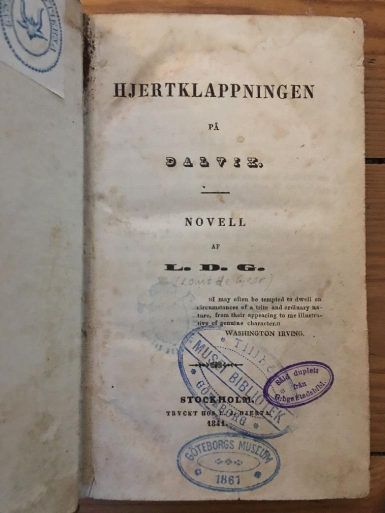 L. D. G. : Hjertklappningen på Dalvik. Novell