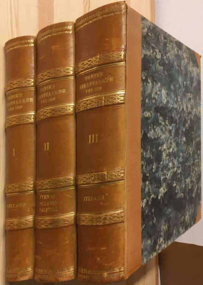 L m fl Bobé : Danske herregaarde ved 1920, I-III