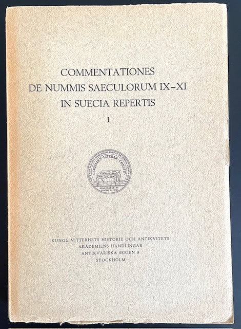 L. O. Lagerqvist N. L. Rasmusson : Commentationes de nummis saeculorum IX-XI in Suecia repertis Del 1.