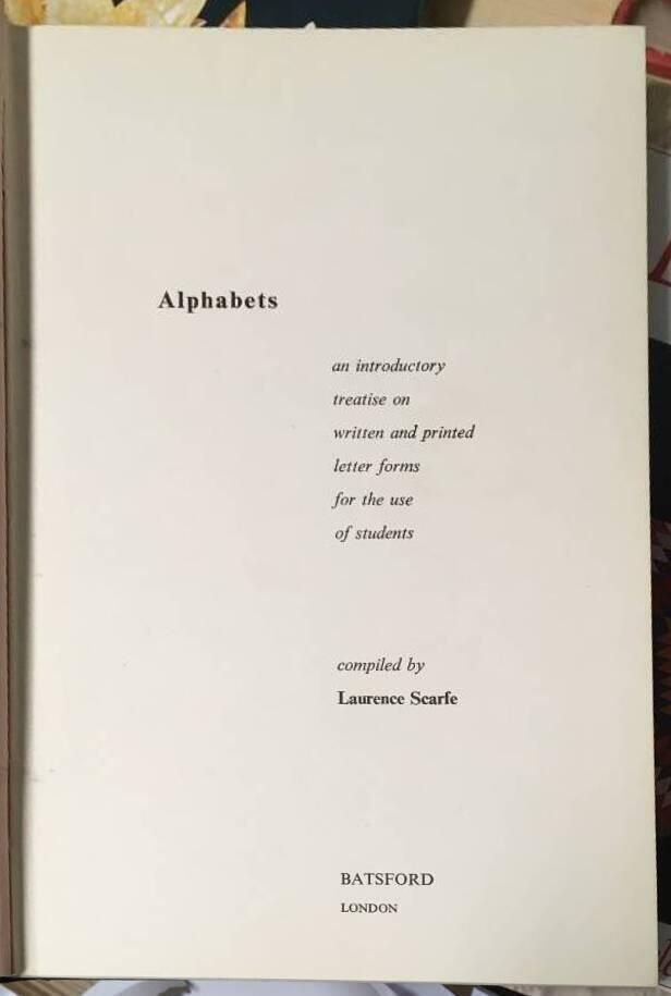 L Scarfe : Alphabets