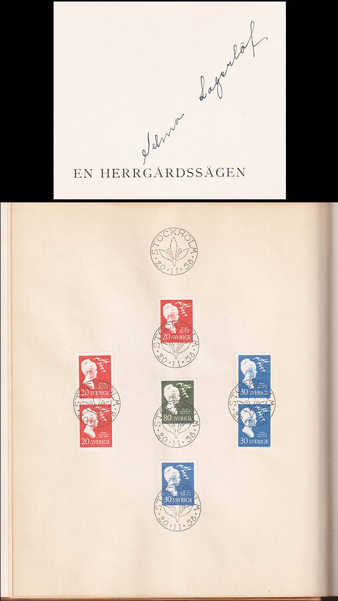 Lagerlöf, Selma (1858-1940) ; Nerman, Einar (1888-1983) : En herrgårdssägen. Med bilder av Einar Nerman