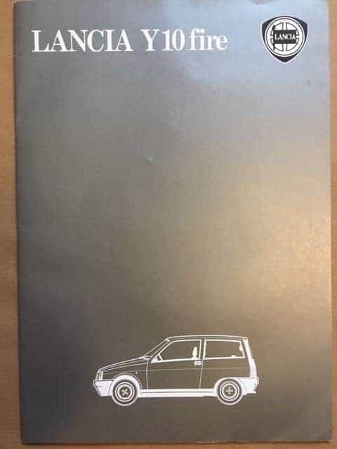 Lancia Y10 fire