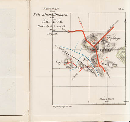 Lärobok om kartläsning och kartutkast för arméens underbefälsskolor