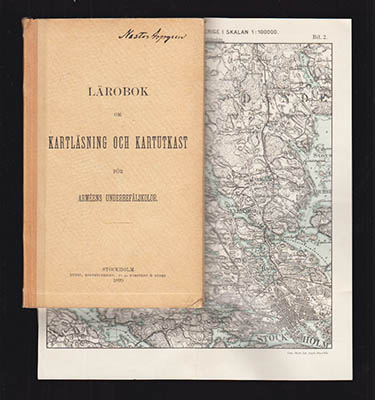 Lärobok om kartläsning och kartutkast för arméens underbefälsskolor