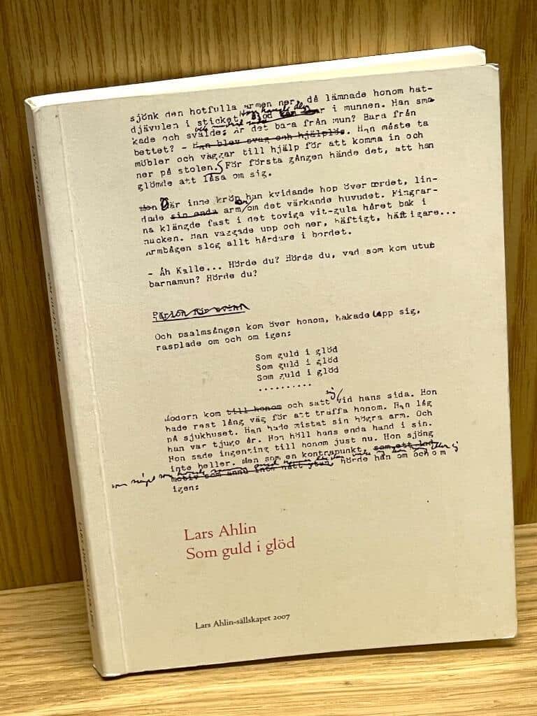 Lars Ahlin : Som guld i glöd