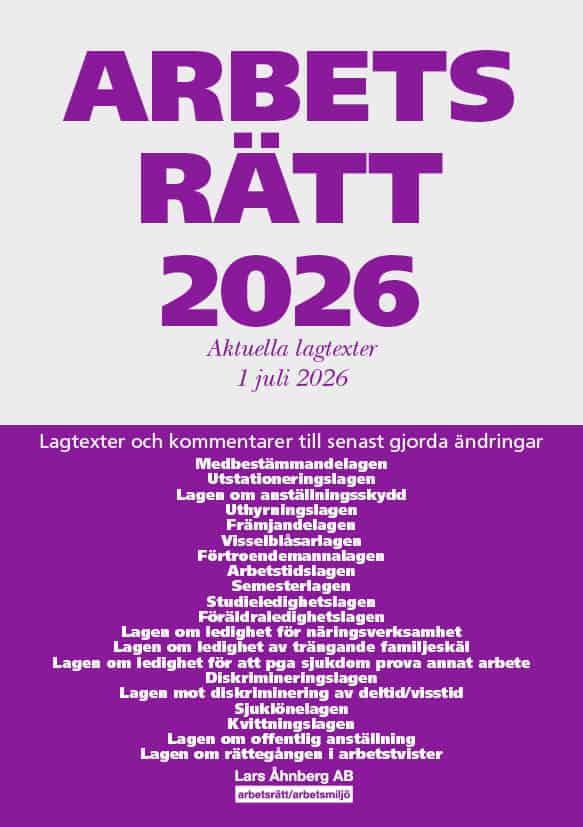 Lars Åhnberg : Arbetsrätt 2026