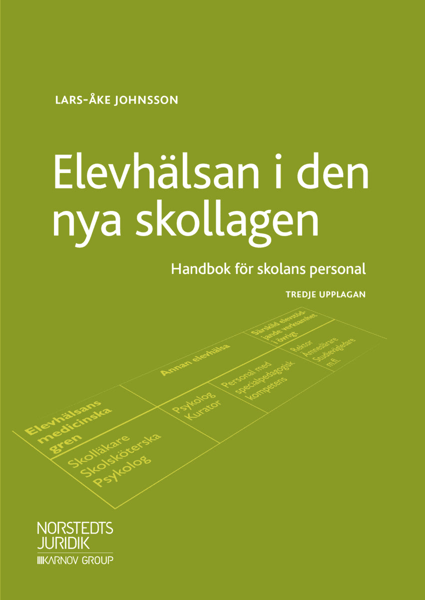Lars-Åke Johnsson : Elevhälsan i den nya skollagen : handbok för skolans personal
