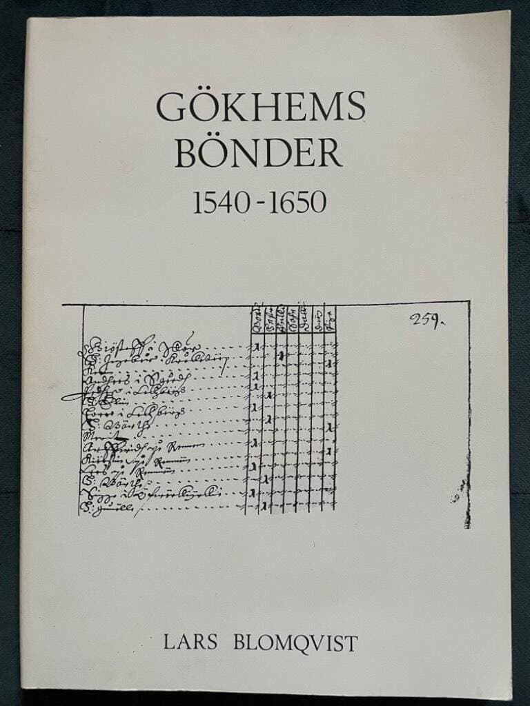 Lars Blomqvist : Gökhems bönder 1540-1650